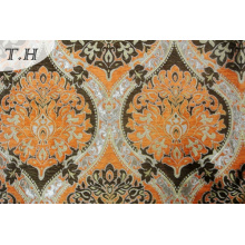 Orange Jacquard Pattern of High-Grade Fabric Sofa Design by Famous Designer